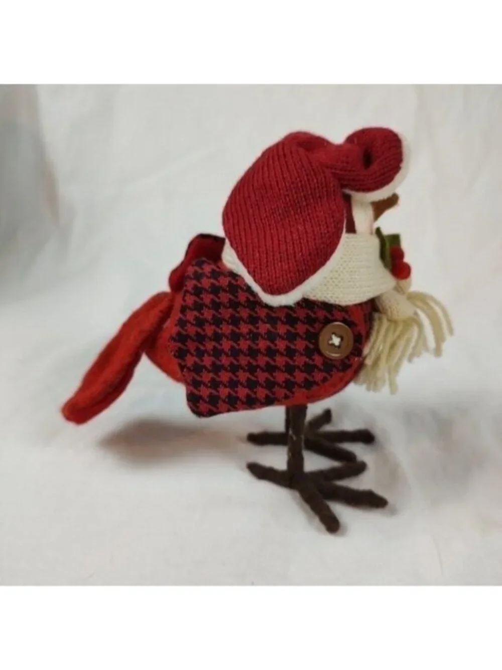 Target Featherly Friends Houndstooth Fabric Felt Spitz Bird 2013